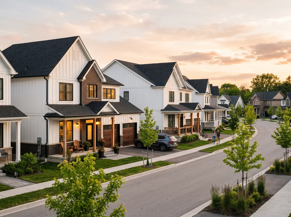 Illustrative streetscape for 5525 Eighth Line in Erin Village